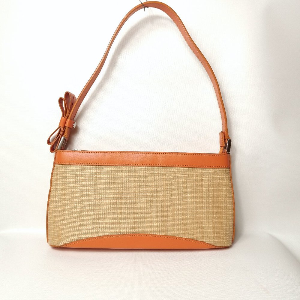 Orange Woven Purse